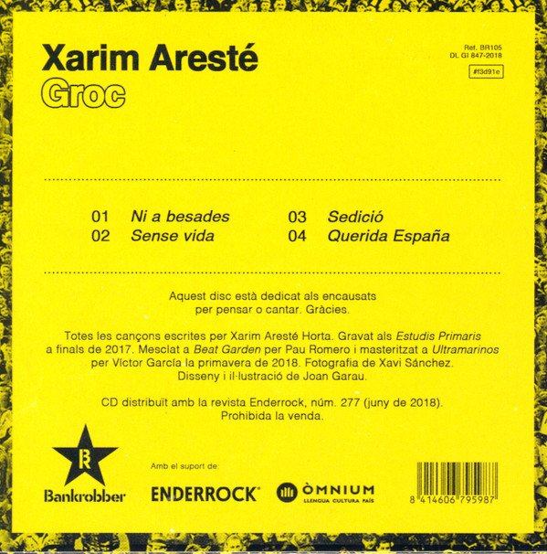 Xarim Aresté, Groc-CD, Vinilos, Historia Nuestra