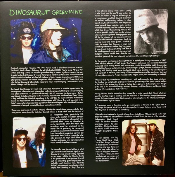 Dinosaur Jr, Green Mind-LP, Vinilos, Historia Nuestra