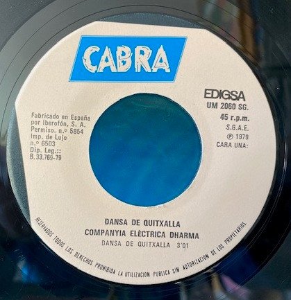 Companyia Elèctrica Dharma Dansa De Quitxalla-7, Vinilos, Historia Nuestra