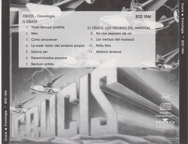 Crucis, Cronología - 2 LP En 1 CD-CD, CDs, Historia Nuestra