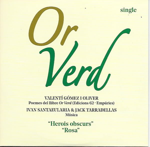 Ivan Santaeularia & Jack Tarradellas Or Verd-CD, CDs, Historia Nuestra