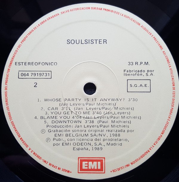 Soulsister It Takes Two-LP, Vinilos, Historia Nuestra