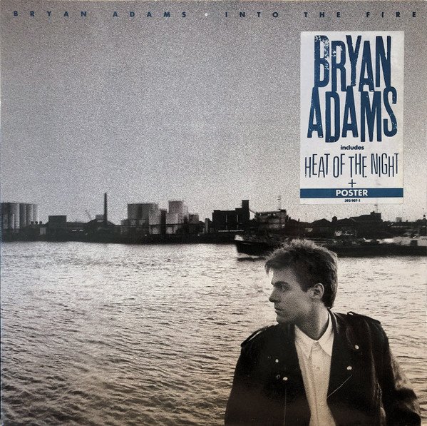 Bryan Adams Into The Fire-LP, Vinilos, Historia Nuestra