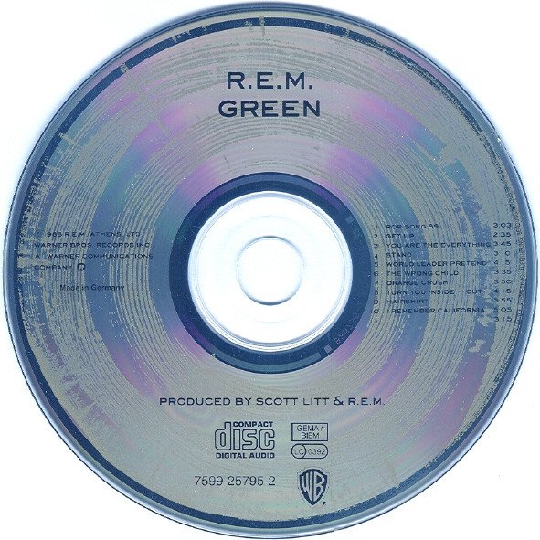 R.E.M. Green-CD, CDs, Historia Nuestra