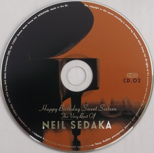 Neil Sedaka, Happy Birthday Sweet Sixteen-CD, CDs, Historia Nuestra