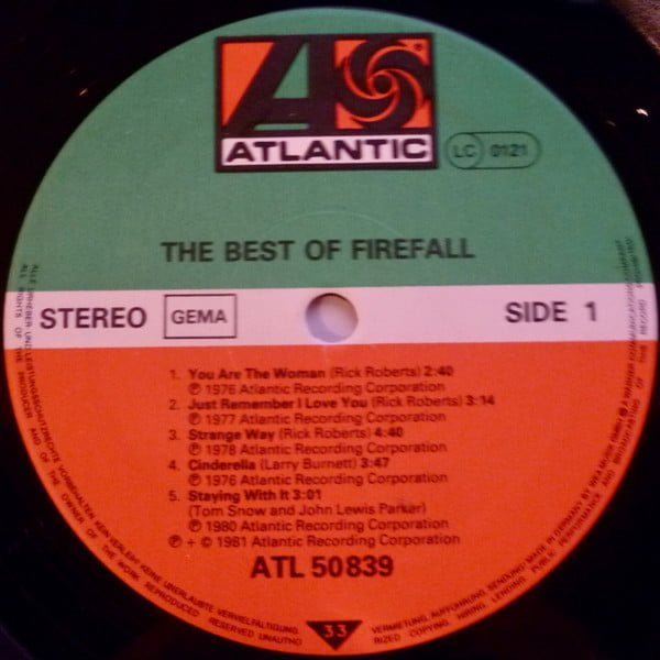 Firefall The Best Of Firefall-LP, Vinilos, Historia Nuestra