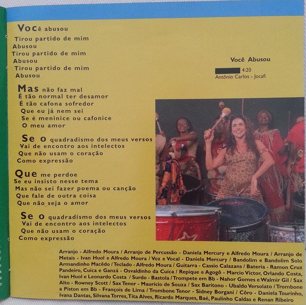 Daniela Mercury, Feijão Com Arroz-CD, CDs, Historia Nuestra