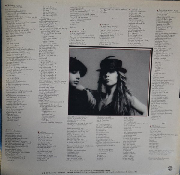 Rickie Lee Jones Pirates-LP, Vinilos, Historia Nuestra