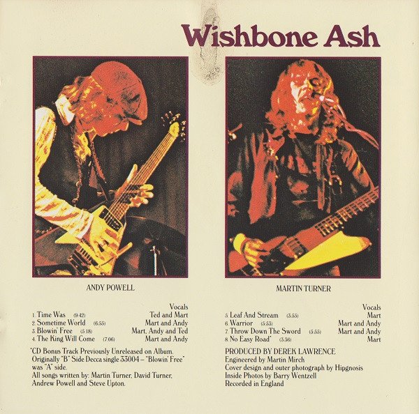 Wishbone Ash, Argus-CD, Vinilos, Historia Nuestra