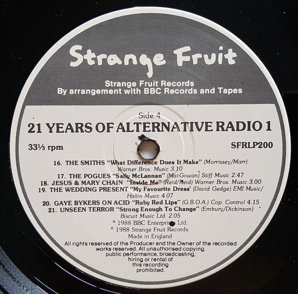 Various 21 Years Of Alternative Radio 1-2xLP, Vinilos, Historia Nuestra