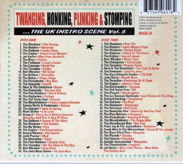 Various, Twanging Honking The Uk Instro Scene Vol3-CD, CDs, Historia Nuestra