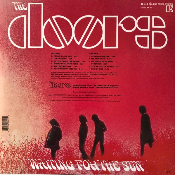 The Doors, Waiting For The Sun-LP, Vinilos, Historia Nuestra