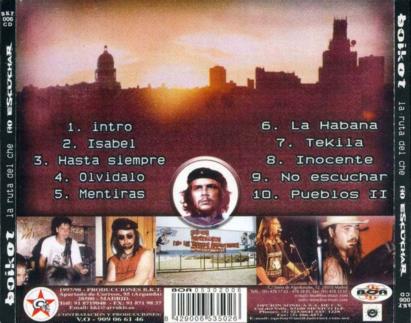 Boikot, La Ruta Del Che (No Escuchar)-CD, CDs, Historia Nuestra