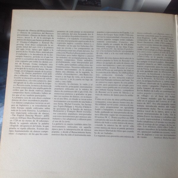 Ulsamer-Collegium*, Konrad Ragossnig Tanzmusik Des Hochbarock-LP, Vinilos, Historia Nuestra