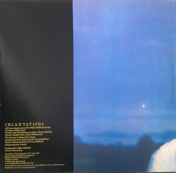 Mike Oldfield, Incantations-LP, Vinilos, Historia Nuestra