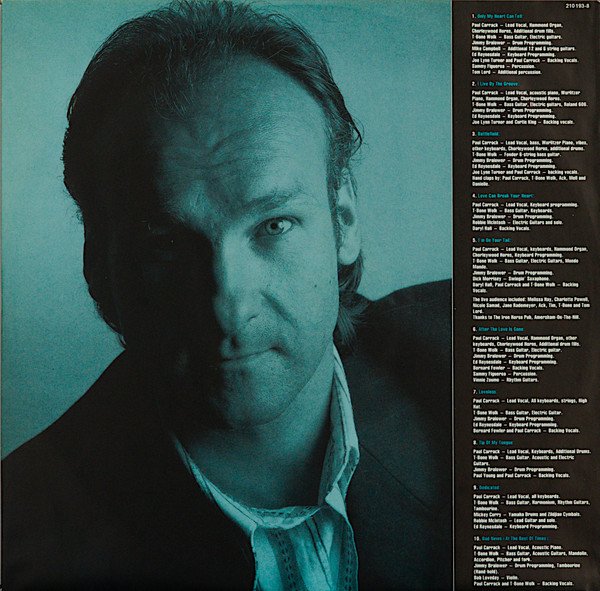 Paul Carrack Groove Approved-LP, Vinilos, Historia Nuestra