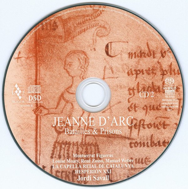 Montserrat Figueras, Jeanne D'Arc Batailles & Prisons-CD, CDs, Historia Nuestra