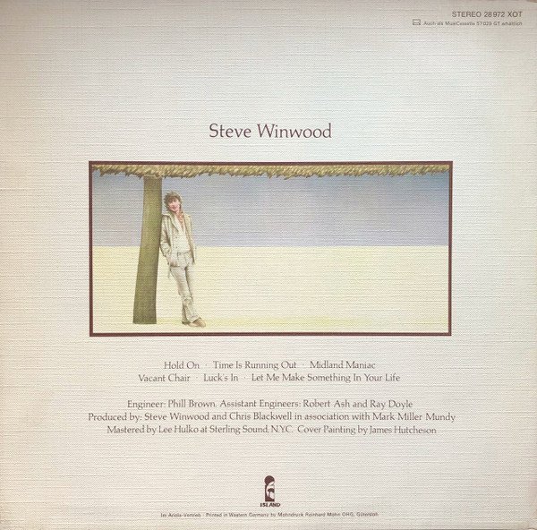Steve Winwood Steve Winwood-LP, Vinilos, Historia Nuestra