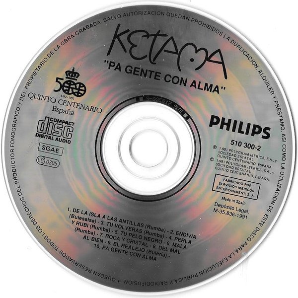 Ketama Pa Gente Con Alma-CD, CDs, Historia Nuestra