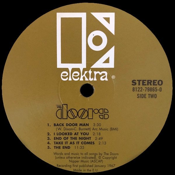 The Doors, The Doors-LP, Vinilos, Historia Nuestra