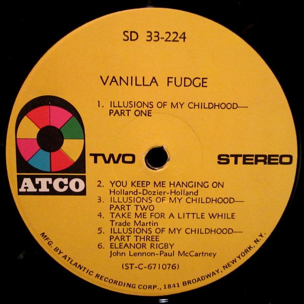 Vanilla Fudge Vanilla Fudge-LP, Vinilos, Historia Nuestra