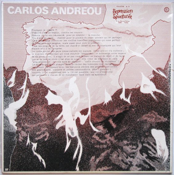 Carlos Andreou, Un Peuple En Lutte : Espagne-LP, Vinilos, Historia Nuestra