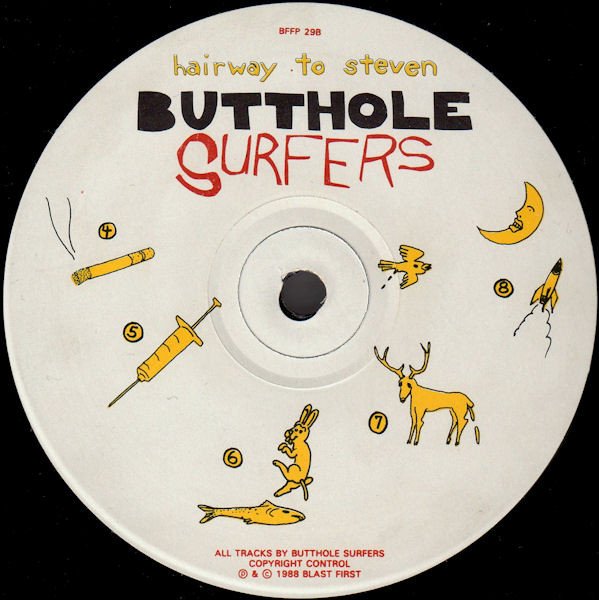 Butthole Surfers, Hairway To Steven-LP, Vinilos, Historia Nuestra