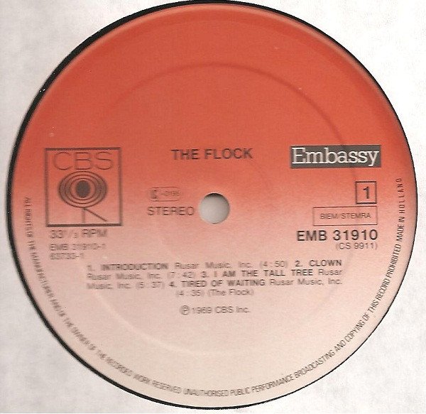 The Flock The Flock-LP, Vinilos, Historia Nuestra