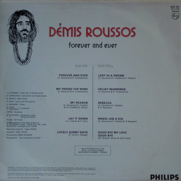 Démis Roussos, Forever And Ever-LP, Vinilos, Historia Nuestra