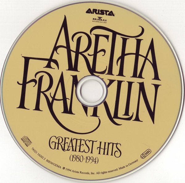 Aretha Franklin, Greatest Hits (1980-1994)-CD, CDs, Historia Nuestra