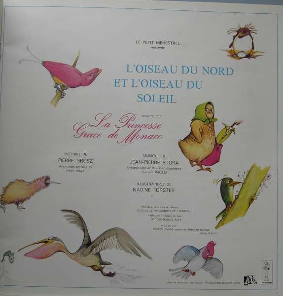 Princesse Grace De Monaco* L'Oiseau Du Nord Et L'Oiseau Du Soleil-LP, Vinilos, Historia Nuestra