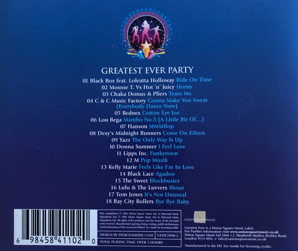 Various, Greatest Ever Party (The Definitive Collection)-CD, CDs, Historia Nuestra