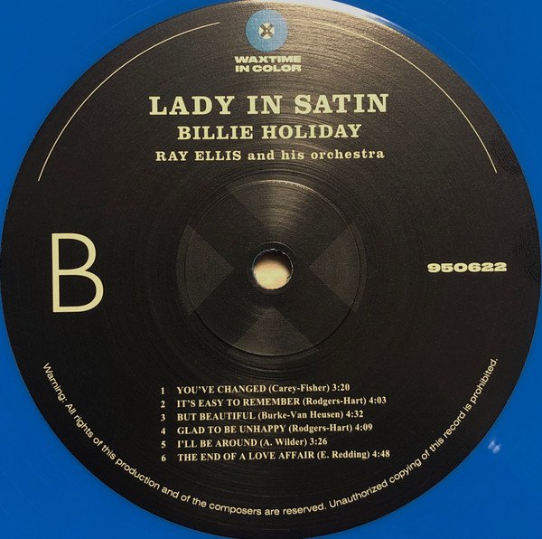 Billie Holiday With Ray Ellis Lady In Satin-LP, Vinilos, Historia Nuestra