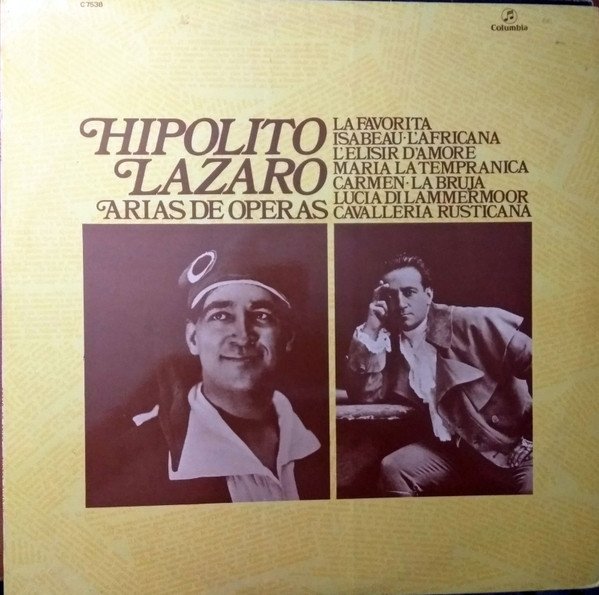 Hipólito Lázaro Arias De Opera-LP, Vinilos, Historia Nuestra