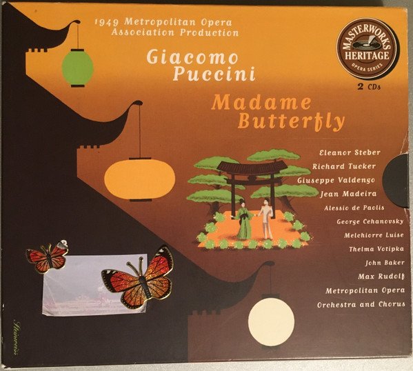 Eleanor Steber, Richard Tucker, Giuseppe Valdengo, Jean Madeira, Max Rudolf Conductor, Kurt Herbert Adler Chorus Master, Chorus* And Orchestra Of The Metropolitan Opera*, Giacomo Puccini Madame Butterfly-CD, CDs, Historia Nuestra