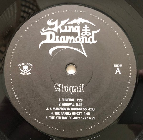 King Diamond Abigail-LP, Vinilos, Historia Nuestra