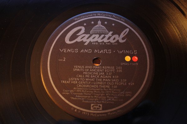 Wings , Venus And Mars-LP, Vinilos, Historia Nuestra