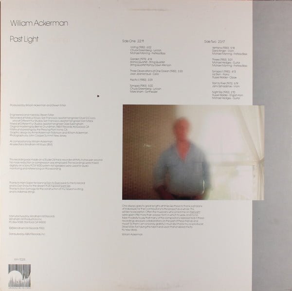 William Ackerman Past Light Vinyl, LP, Stereo, Vinilos, Historia Nuestra