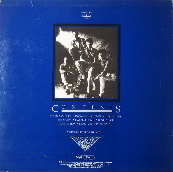 Big Country The Crossing Vinyl, 53 - Hauppauge Press, LP, Stereo, Vinilos, Historia Nuestra