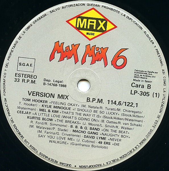 Various Max Mix 6 Vinyl, Gatefold, LP, Vinilos, Historia Nuestra