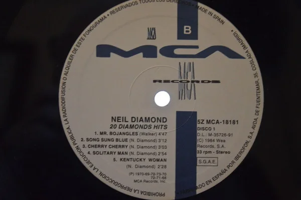 Neil Diamond 20 Diamond Hits Vinyl, Gatefold, LP, Vinilos, Historia Nuestra