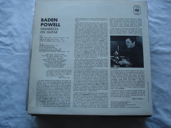 Baden Powell Grandezza On Guitar  Vinyl, LP, Vinilos, Historia Nuestra