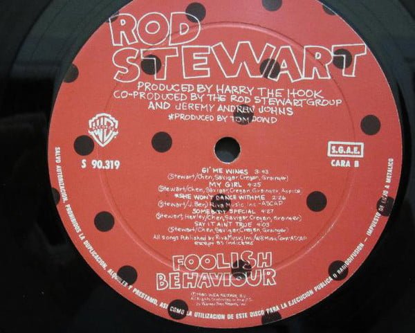 Rod Stewart Foolish Behaviour-LP, Vinilos, Historia Nuestra