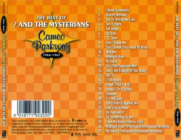 ? And The Mysterians, The Best Of -CD, CDs, Historia Nuestra