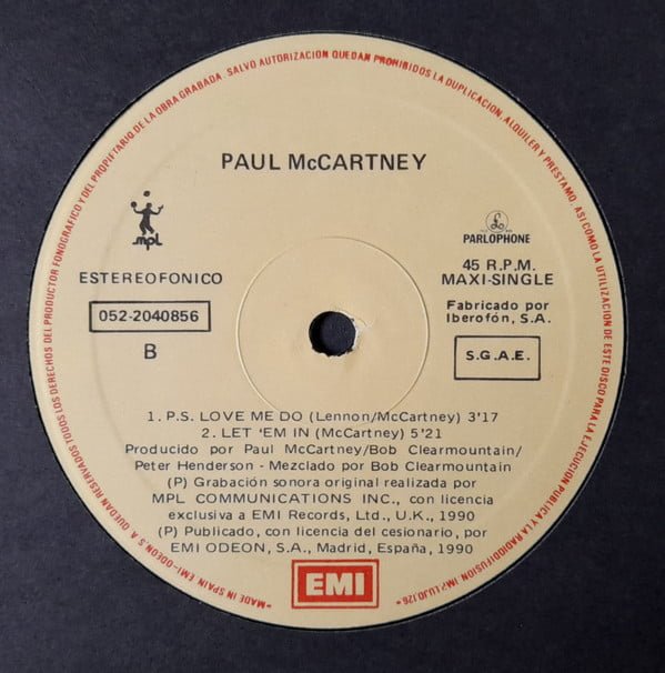 Paul McCartney Birthday Vinyl, 12, Maxi-Single, Vinilos, Historia Nuestra