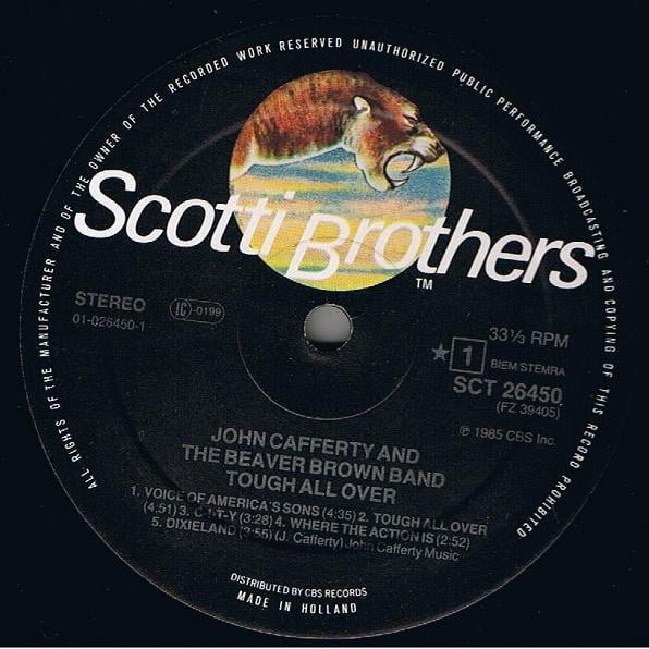 John Cafferty And The Beaver Brown Band Tough All Over-LP, Vinilos, Historia Nuestra