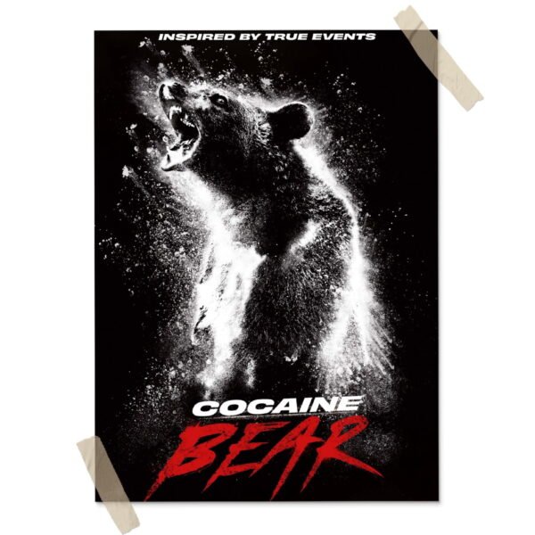 Cocaine Bear Posters decorativos, Posters Cine, Historia Nuestra