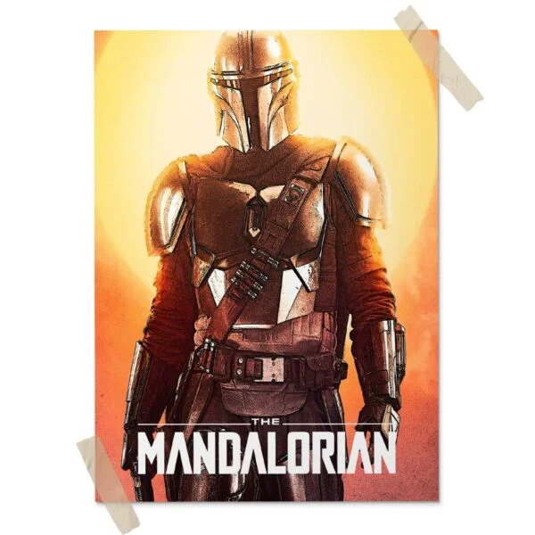 Mandalorian Posters decorativos, Posters Cine, Historia Nuestra