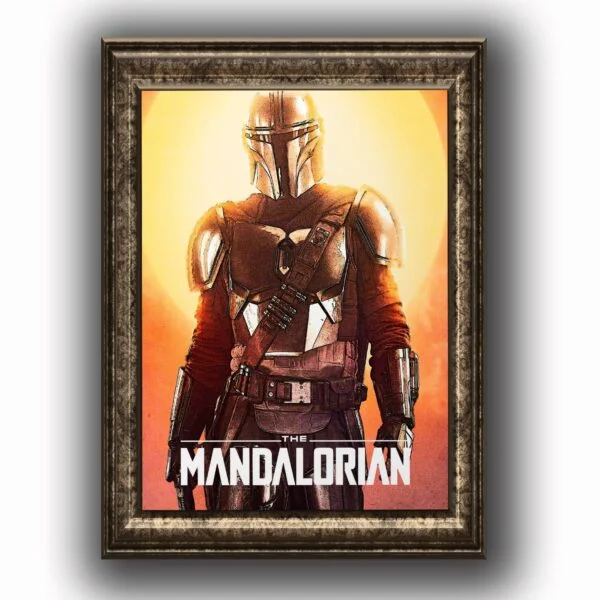 Mandalorian Posters decorativos, Posters Cine, Historia Nuestra