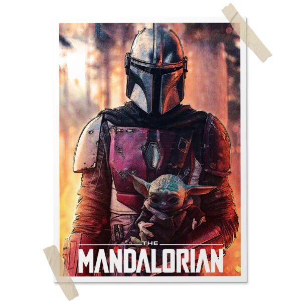 Mandalorian Posters decorativos, Posters Cine, Historia Nuestra